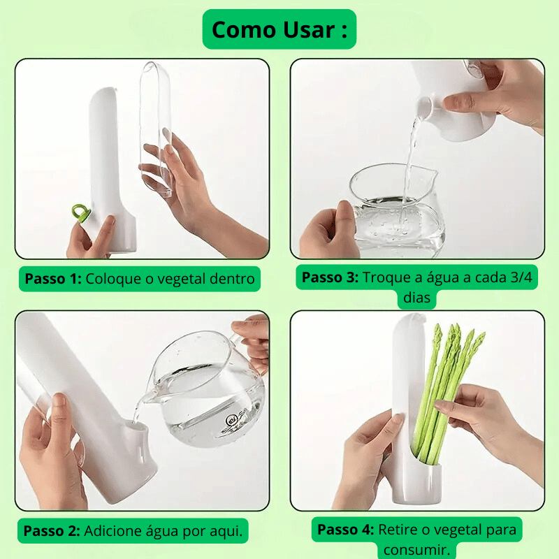 Keep Your Vegetables and Herbs Fresh for Up to 3 Weeks!