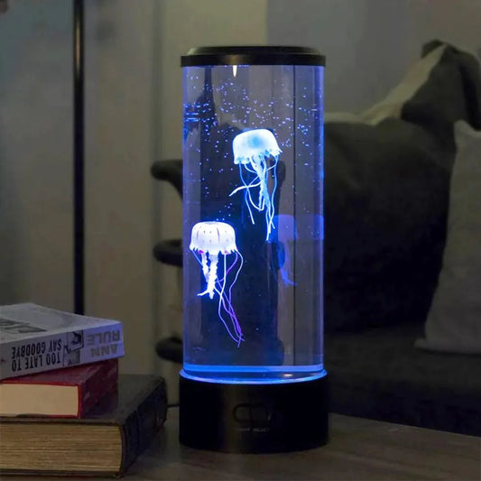 Luminária de Água-Viva Colorida: Luz Noturna USB/Bateria - Velaro